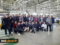 همزمان با هفته پژوهش برگزار شد : 
بازدید علمی دانشجویان از مجموعه شرکت ایران خودرو خراسان رضوی  2