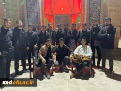 همزمان با فرارسیدن چهارمین سالگرد شهادت سردار مقاومت حاج قاسم سلیمانی انجام شد : 
حضور دانشجویان واحد دانشور در اردوی راهیان مقاومت ( کرمان )  2