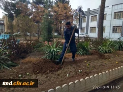 همزمان با روز درختکاری انجام شد : 
غرس سه عدد نهال مثمر در محوطه دانشگاه فرهنگیان واحد دانشور  5
