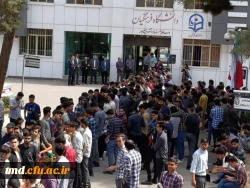 در پی اعلام حمایت از عملیات سپاه پاسداران انقلاب اسلامی  و وعده صادق صورت گرفت : 
اجتماع بزرگ دانشجویان واحد دانشور نیشابور  9