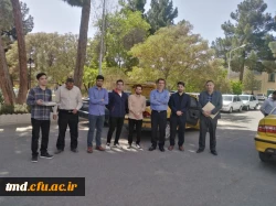 با حضور ریاست و اساتید دانشگاه فرهنگیان واحد دانشور برگزار شد : 
بدرقه تیم اعزامی به مسابقات جشنواره تدریس برتر  2