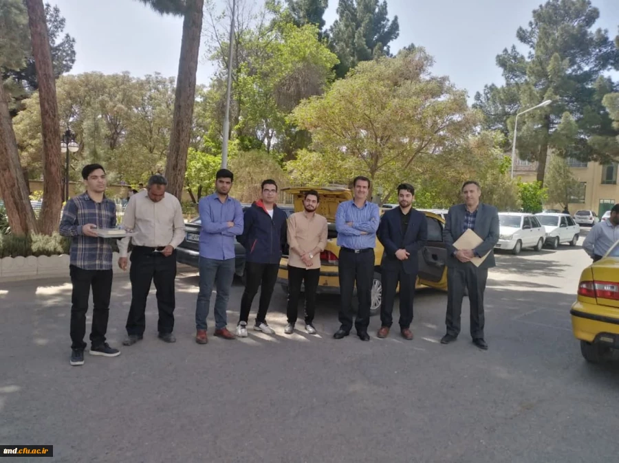 با حضور ریاست و اساتید دانشگاه فرهنگیان واحد دانشور برگزار شد : 
بدرقه تیم اعزامی به مسابقات جشنواره تدریس برتر  2