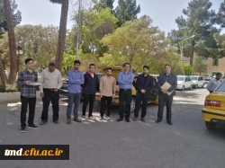 با حضور ریاست و اساتید دانشگاه فرهنگیان واحد دانشور برگزار شد : 
بدرقه تیم اعزامی به مسابقات جشنواره تدریس برتر  4