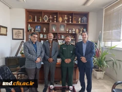 همزمان با عملیات  غرورآفرین وعده صادق انجام شد . 
دیدار کارکنان و اساتید دانشگاه فرهنگیان واحد دانشور با سرهنگ نیک یاد فرمانده بسیج ناحیه سپاه پاسداران انقلاب اسلامی نیشابور 3