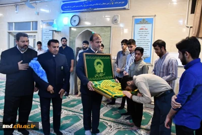 همزمان با دهه پر فیض کرامت و هفته سراهای دانشجویی برگزار شد : 
جشن میلاد حضرت معصومه و حضور خادمان امام رضا (ع) 