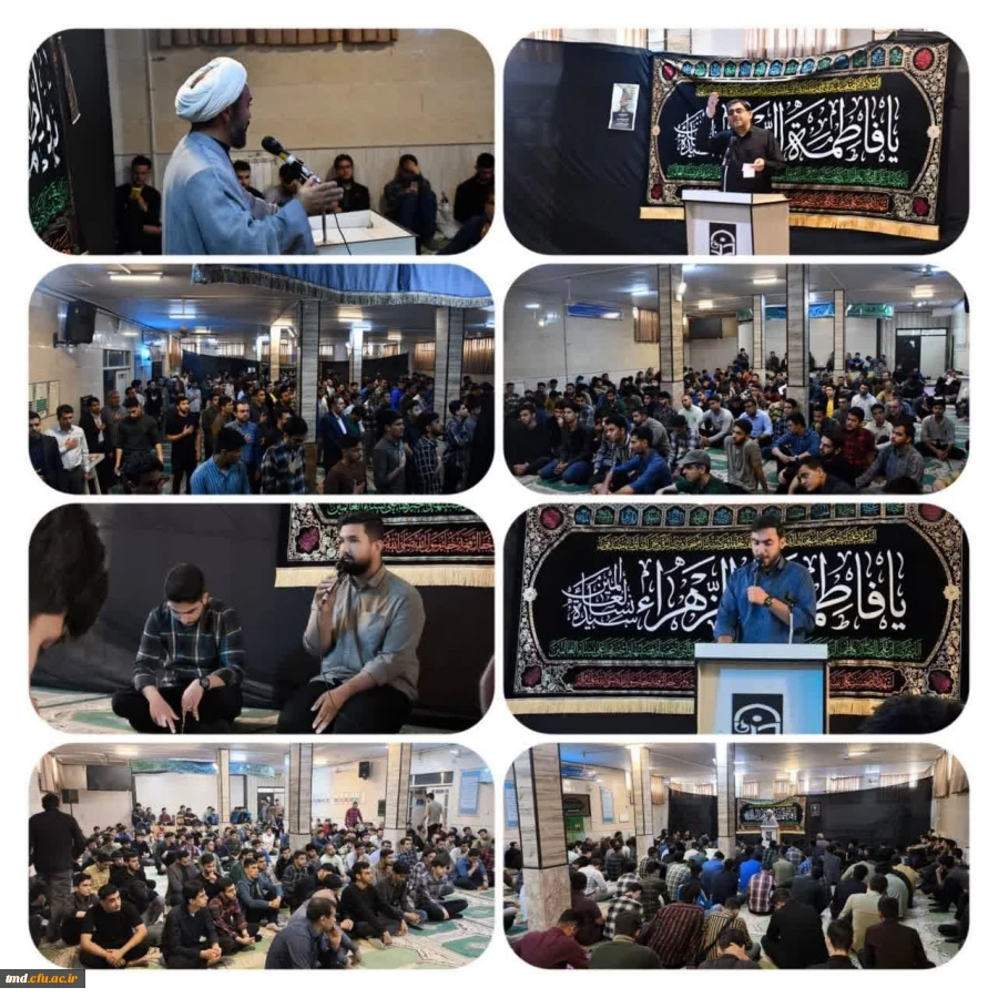 در پی شهادت مظلومانه رئیس جمهور عزیز ، محبوب و مردمی و هیئت همراه برگزار شد : 
مراسم سخنرانی و ذکر مصیبت اهل بیت (ع)   2