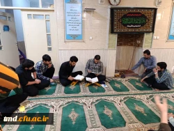 با حضور دانشجویان ورودی 1400 و در راستای نظام نامه فرهنگی دانشجویان انجام شد : 
برگزاری آزمون های سواد قرآنی  4