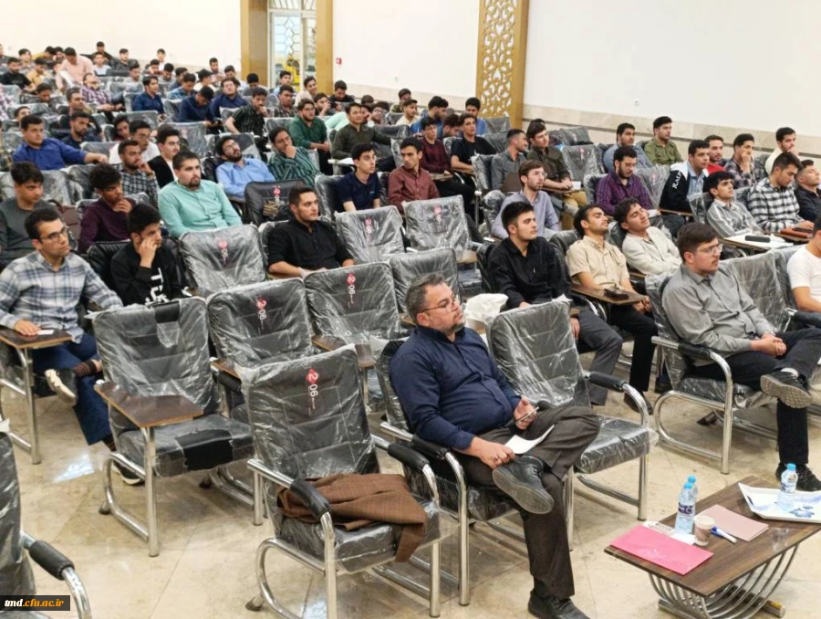 باحضور کارشناسان ستاد اقامه نماز استان خراسان رضوی برگزار شد : 
برگزاری کارگاه آموزشی معرفتی معراج با موضوع نماز ویژه دانشجویان ورودی 1402 2