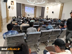 باحضور کارشناسان ستاد اقامه نماز استان خراسان رضوی برگزار شد : 
برگزاری کارگاه آموزشی معرفتی معراج با موضوع نماز ویژه دانشجویان ورودی 1402 4