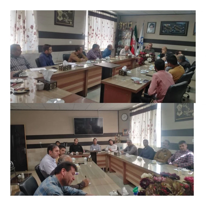 با حضور کارکنان اداری واحد دانشور برگزار شد : 
جلسه شورای اداری 