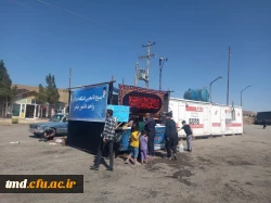 همزمان با ایام آخر ماه صفر و شهادت پیامبر اکرم و امام حسن مجتبی و امام رضا (علیهم السلام ) انجام شد : 
برپایی موکب و پذیرایی از زائران پیاده حرم رضوی  6