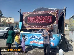 همزمان با ایام آخر ماه صفر و شهادت پیامبر اکرم و امام حسن مجتبی و امام رضا (علیهم السلام ) انجام شد : 
برپایی موکب و پذیرایی از زائران پیاده حرم رضوی  7