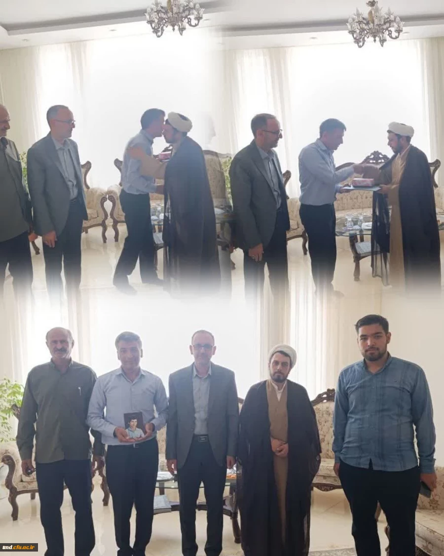 همزمان با هفته دفاع مقدس انجام شد : 
حضور دانشجویان ، اساتید و کارکنان واحد دانشور در منزل شهید نیرآبادی  2