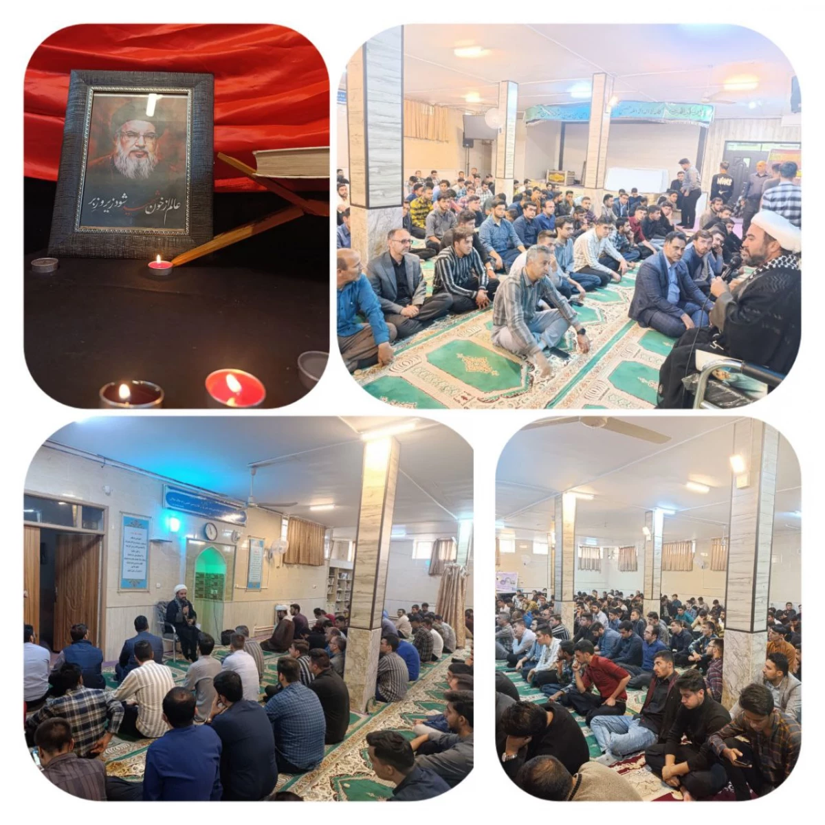 همزمان با شهادت سید مقاومت شهید سید حسن نصرالله انجام شد : 
تجمع اعتراضی در محکومیت جنایات صهیونیست  و برپایی مراسم جهت شهدای لبنان  3