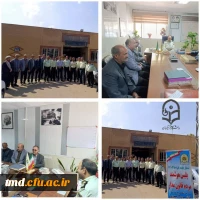 همزمان با هفته نیروی انتظامی انجام شد : 
حضور کارکنان واحد دانشور در کلانتری شماره 12 فراجای شهرستان نیشابور  2