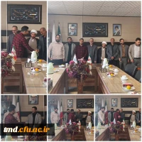 با حضور مسئولین بسیج دانشجویی شهرستان انجام شد : 
معارفه مسئول بسیج دانشجویی واحد دانشور  2