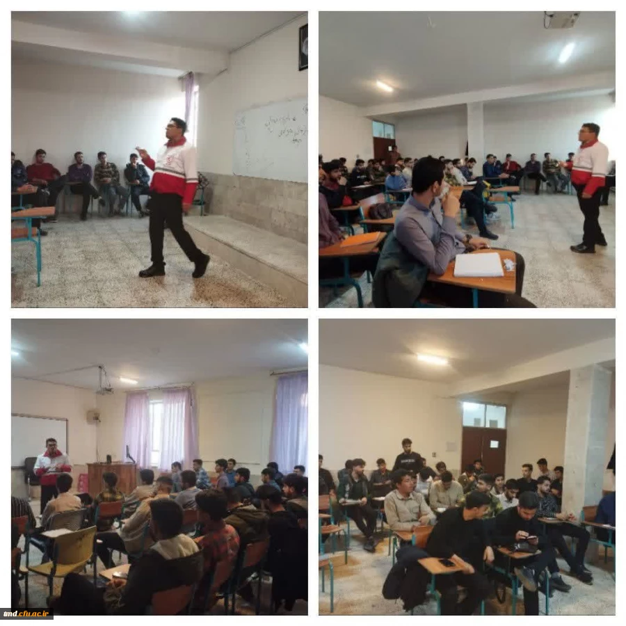 به همت کانون هلال احمر واحدد انشور برگزار شد : 
دوره آموزش کمک های اولیه  2