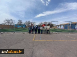 با حضور در جمع اردوی جهادی انجام شد : 
بازدید فرماندار و رئیس آموزش و پرورش شهرستان فیروزه از اردوی جهادی دانشجویان واحد دانشور  3