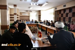 با حضور دانشجویان ورودی 1403 برگزار شد : 
دوره آموزشی طرح معراج ( آموزش معارف نماز )  8