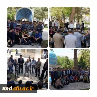 همزمان با 25 فروردین روز ملی عطار نیشابوری برگزار شد : 
حضور اساتید و دانشجویان در آرامگاه عطار نیشابوری  2