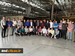 با حضور دانشجویان واحد  دانشور برگزار شد : 
بازدید از کارخانه ایران خودرو خراسان رضوی  2