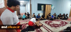 همزمان با هفته سراهای دانشجویی برگزار شد : 
دوره آموزشی کمک های اولیه و هلال احمر  3