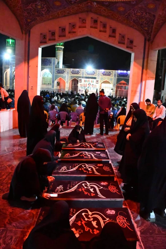 همزمان با اولین سالگرد شهادت رئیس جمهور عزیز آیت الله رئیسی و همراهان ایشان انجام شد : 
مراسم ویژه شهرستان نیشابور با محوریت دانشگاه فرهنگیان واحد دانشور  30