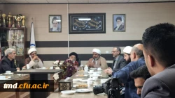 همزمان با اولین سالگرد شهادت شهدای خدمت و شهید جمهور انجام شد : 
حضور آیت الله سید محمد مهدی میرباقری عضو مجلس خبرگان رهبری در واحد دانشور نیشابور  12