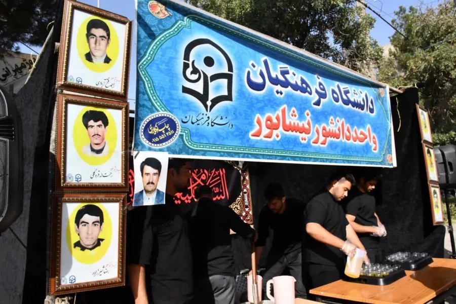 همزمان با روز اربعین حسینی انجام شد:
برپایی موکب پذیرایی 3