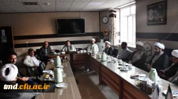 حضور حجت السلام ایمانی مقدم،مسئول نهاد مقام معظم رهبری در دانشگاه های استان خ.رضوی در واحد دانشور 5