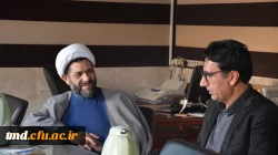 حضور حجت السلام ایمانی مقدم،مسئول نهاد مقام معظم رهبری در دانشگاه های استان خ.رضوی در واحد دانشور 6