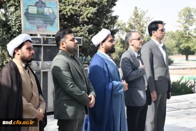 همزمان با هفته دفاع مقدس و آغاز سال تحصیلی،با حضور درگلزار شهدای شهرستان انجام شد: