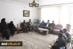 دیدار باخانواده شهید دانشجو معلم محمود رضا امینی به مناسبت هفته دفاع مقدس 3