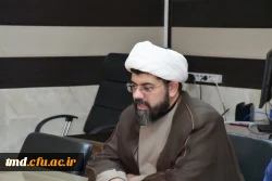 سلسه نشست های سیاست گذاری فرهنگی در دانشگاه فرهنگیان با حضور حجت الاسلام طلا بیگی مسئول نهاد رهبری در دانشگاه فرهنگیان استان در واحد دانشور 10