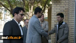 حضور حمید رضا ابراهیمی معاون فرهنگی سازمان مرکزی دانشگاه فرهنگیان در واحد دانشور 3