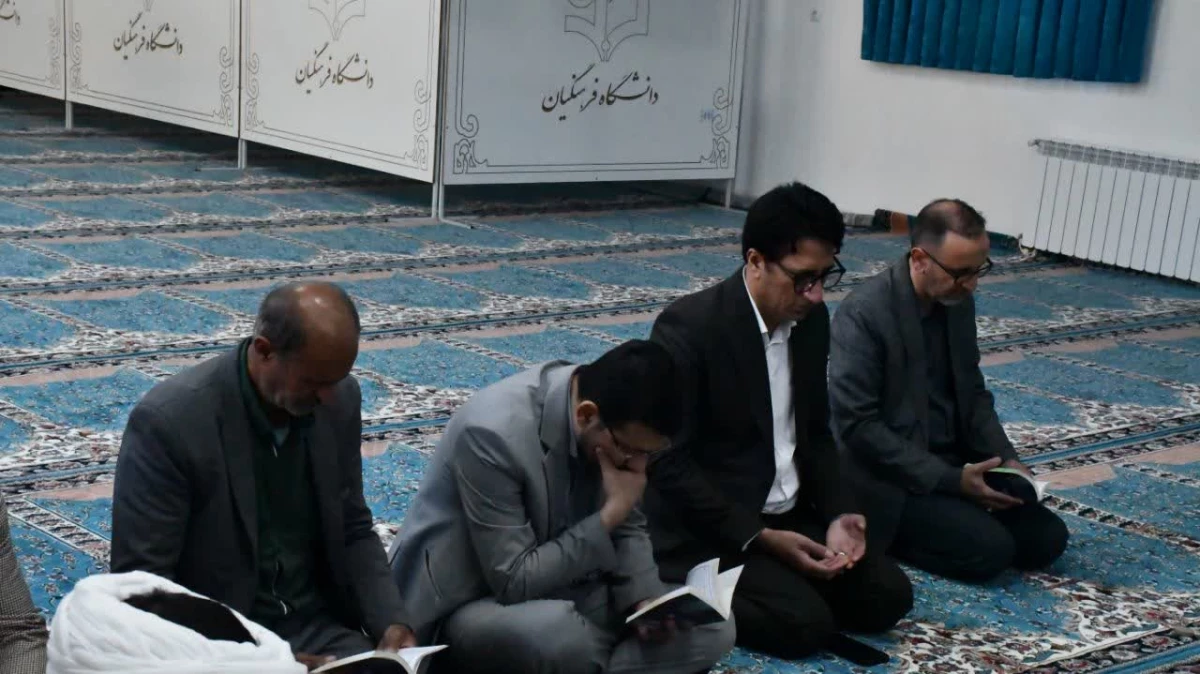 حضور حمید رضا ابراهیمی معاون فرهنگی سازمان مرکزی دانشگاه فرهنگیان در واحد دانشور 4