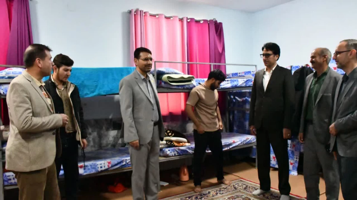 حضور حمید رضا ابراهیمی معاون فرهنگی سازمان مرکزی دانشگاه فرهنگیان در واحد دانشور 6