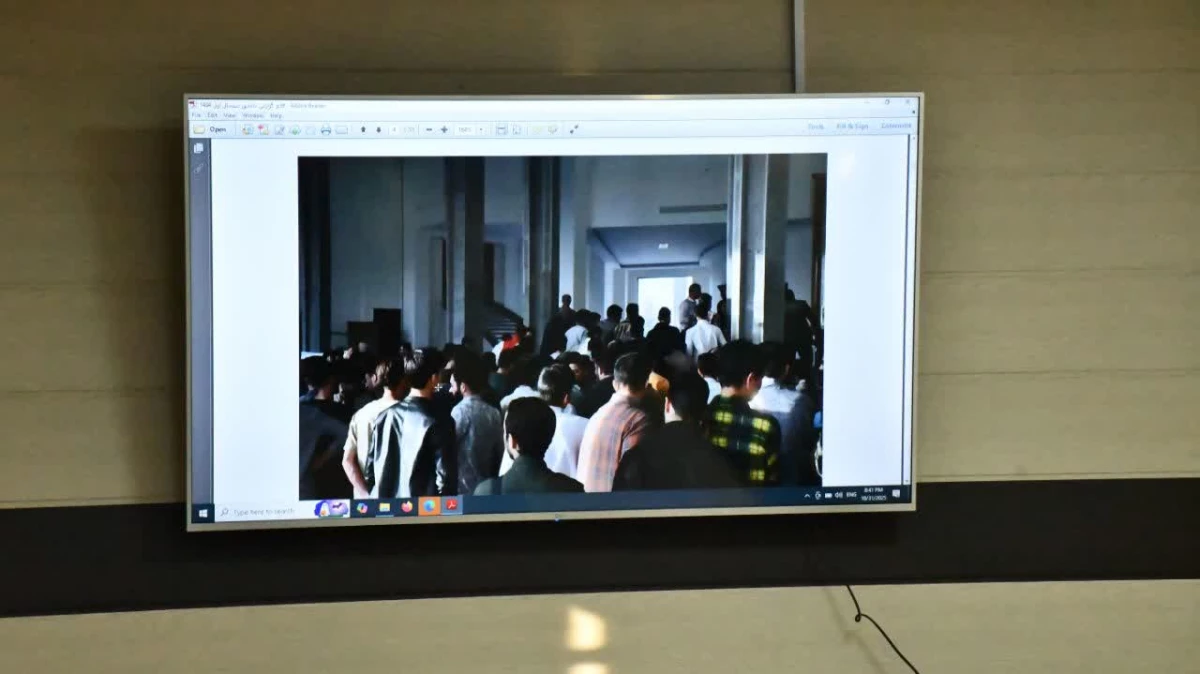 حضور حمید رضا ابراهیمی معاون فرهنگی سازمان مرکزی دانشگاه فرهنگیان در واحد دانشور 8