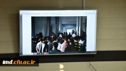 حضور حمید رضا ابراهیمی معاون فرهنگی سازمان مرکزی دانشگاه فرهنگیان در واحد دانشور 8