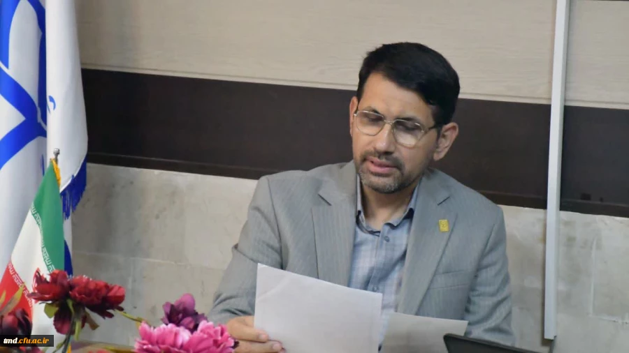 حضور حمید رضا ابراهیمی معاون فرهنگی سازمان مرکزی دانشگاه فرهنگیان در واحد دانشور 11