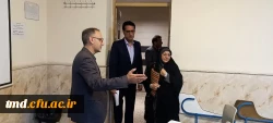 حضور مدیر کل امور اداری سازمان مرکزی دانشگاه فرهنگیان در واحد دانشور 8