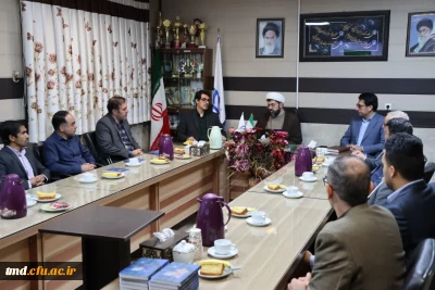 حضور حجت الاسلام طلا بیگی مسئول نهاد مقام معظم رهبری در دانشگاه فرهنگیان استان و دیدار با اساتید دانشور 
