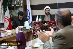 حضور حجت الاسلام طلا بیگی مسئول نهاد مقام معظم رهبری در دانشگاه فرهنگیان استان و دیدار با اساتید دانشور  9