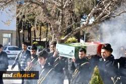 همزمان با ایام شهادت حضرت زهرا (س) انجام شد:
مراسم استقبال از  شهید گمنام دوران دفاع مقدس و مراسم عزای شهادت حضرت زهرا 9