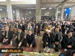 برپایی میز خدمت واحد دانشور در نماز جمعه  3