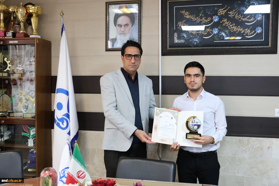 کسب مقاله برتر در همایش ملی جغرافیا توسط دانشجو معلم حسن توپکانلو 2