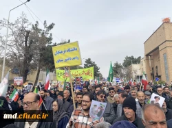 همزمان با روز قدس انجام شد:
حضور دانشجویان ،کارکنان و اساتید واحد دانشور در راهپیمایی روز قدس 4