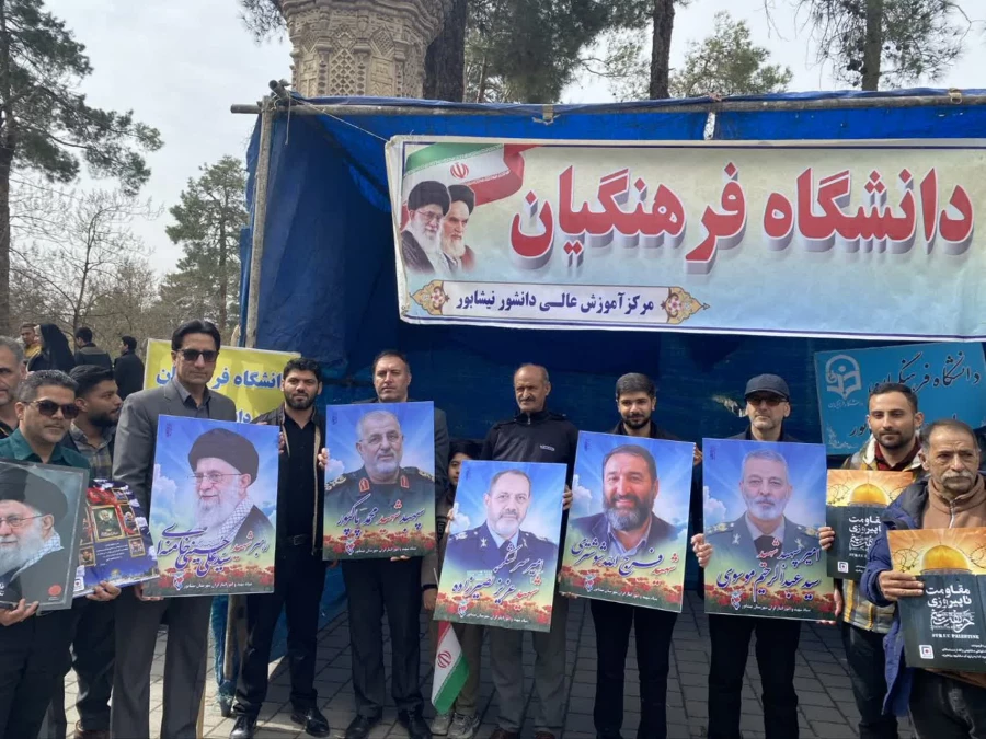 همزمان با روز قدس انجام شد:
حضور دانشجویان ،کارکنان و اساتید واحد دانشور در راهپیمایی روز قدس 6