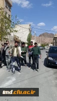 حضور گروه جهادی شهید خرازی دانشگاه فرهنگیان نیشابور در بحبوحه ی جنگ تحمیلی سوم در دل پایتخت 2