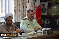 حضور فرماندهی اتظامی شهرستان،شهردار نیشابور و ریاست اداره گردشگری و میراث فرهنگی در واحد دانشور به مناسبت گرامیداشت هفته معلم 6